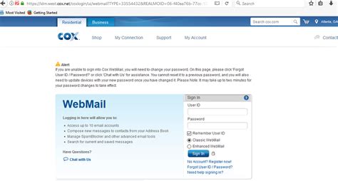 From the drop-down menu, click Not Spam. . Cox webmail login residential
